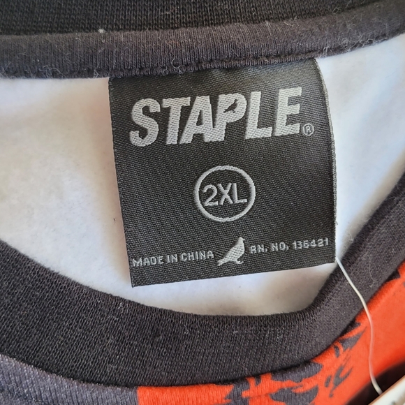 Staple Classon Printed Crewneck Sweatshirt Men's Size 2XL - Picture 5 of 9